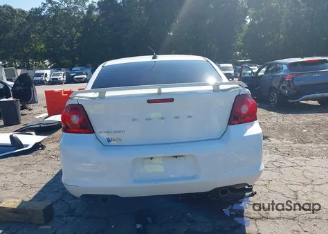 2013 Dodge Avenger Se V6 из США, поврежденный, VIN 1C3CDZAG9DN717267